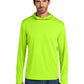 Men's 1-Pocket Long Sleeve Hooded Shirt - CT106923 - Brite Lime