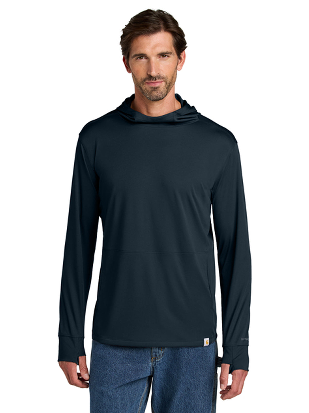 Men's 1-Pocket Long Sleeve Hooded Shirt - CT106923 - Navy