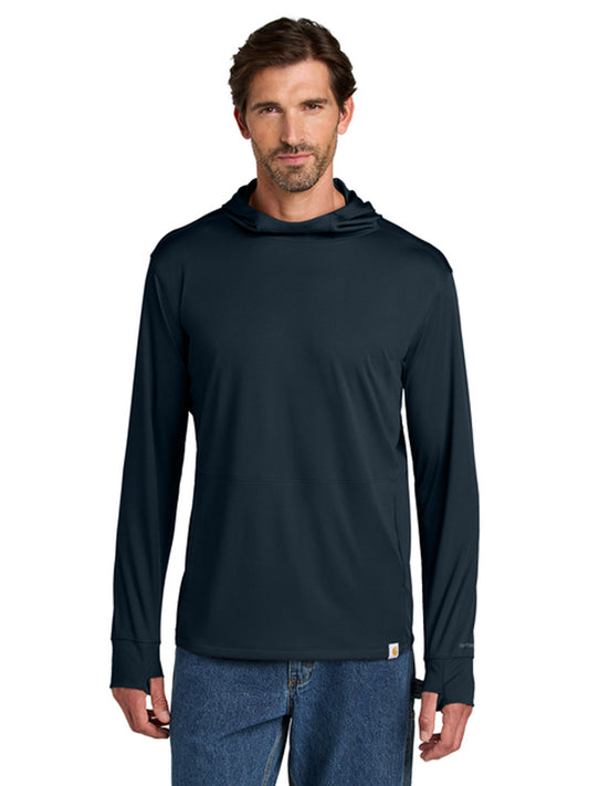 Men's 1-Pocket Long Sleeve Hooded Shirt - CT106923 - Navy