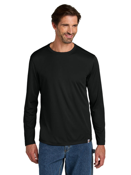 Men's Pocketless Long Sleeve T-Shirt - CT106972 - Black