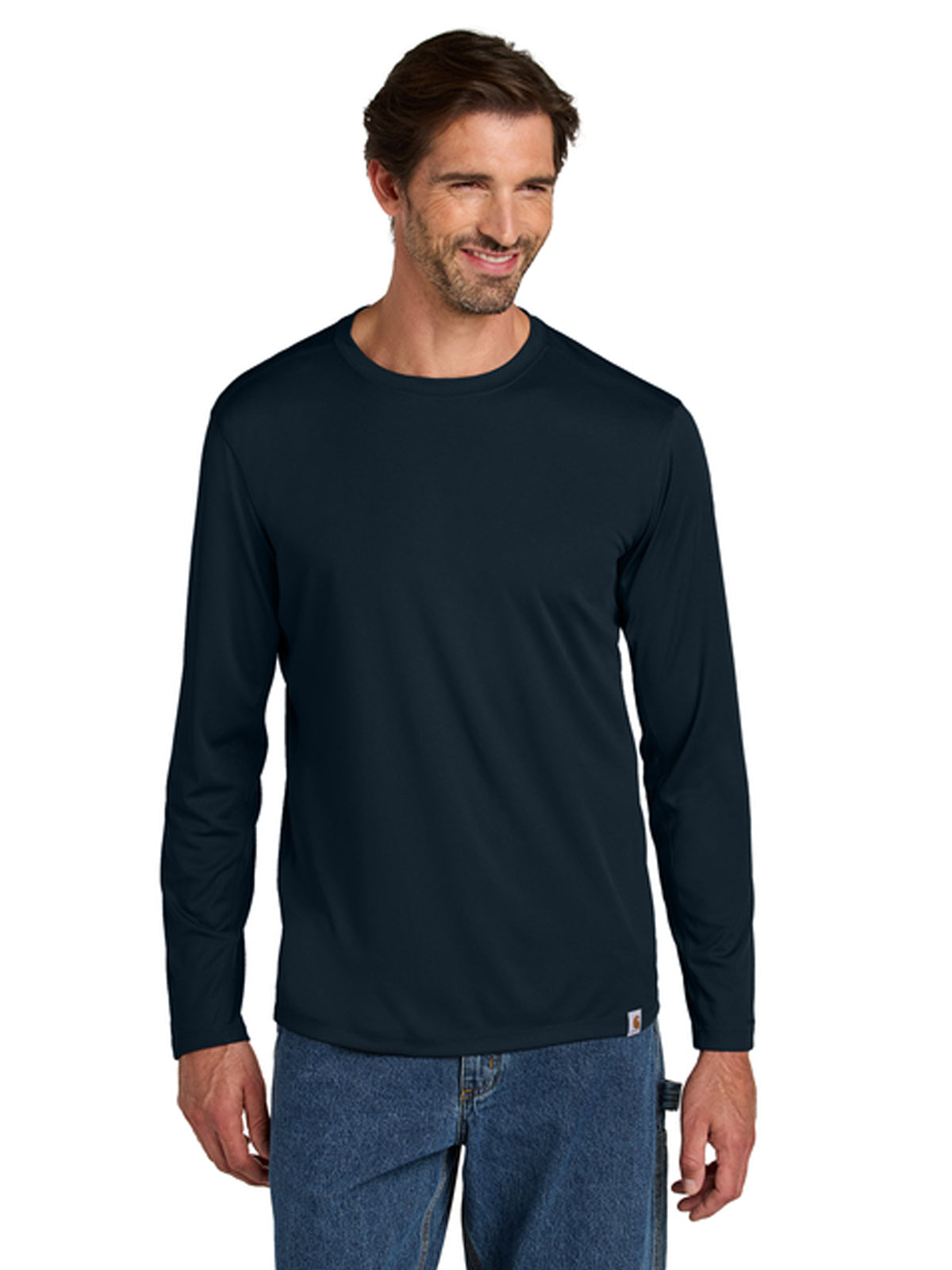 Men's Pocketless Long Sleeve T-Shirt - CT106972 - Navy