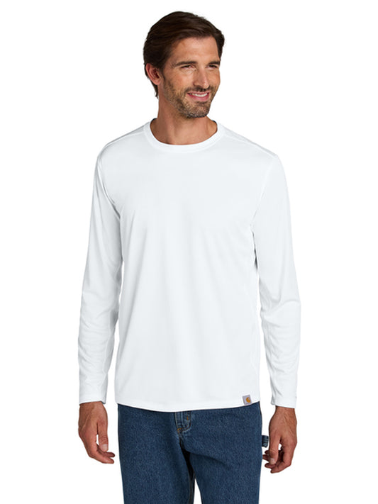 Men's Pocketless Long Sleeve T-Shirt - CT106972 - White
