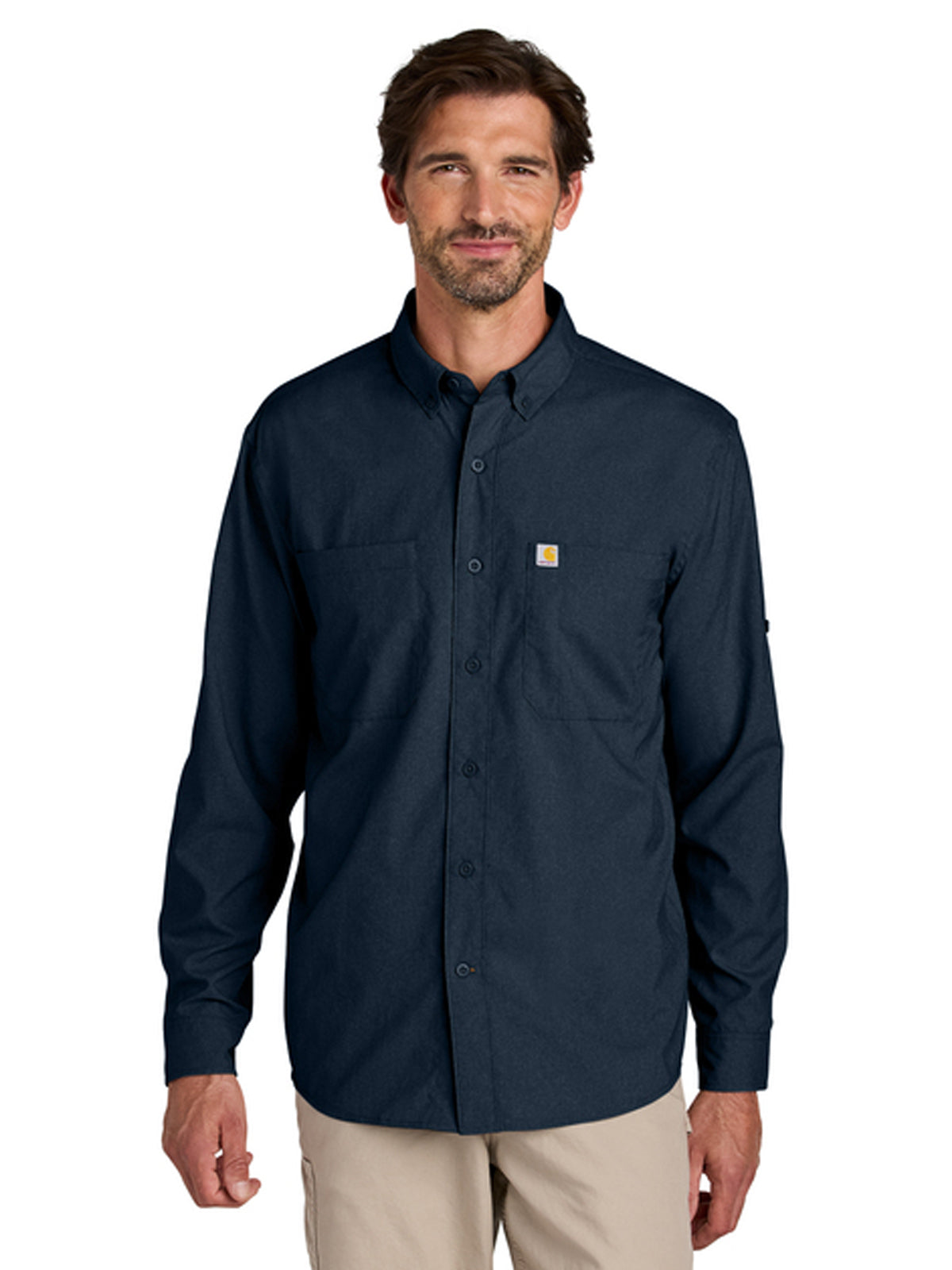 Men's 2-Pocket Sun Defender Long Sleeve Shirt - CT107106 - Navy