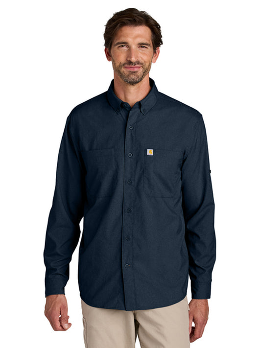 Men's 2-Pocket Sun Defender Long Sleeve Shirt - CT107106 - Navy