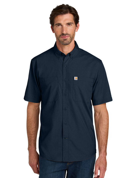 Men's 2-Pocket Sun Defender Short Sleeve Shirt - CT107107 - Navy