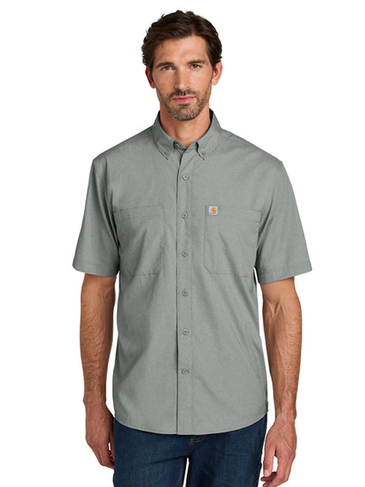 Men's 2-Pocket Sun Defender Short Sleeve Shirt - CT107107 - Steel