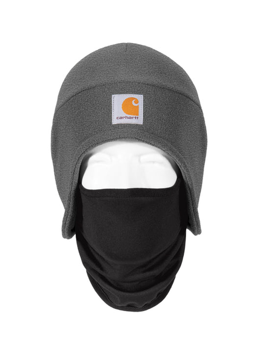 Unisex Fleece 2-In-1 Headwear - CTA202 - Charcoal Heather