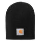 Unisex Acrylic Knit Hat - CTA205 - Black