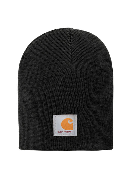 Unisex Acrylic Knit Hat - CTA205 - Black