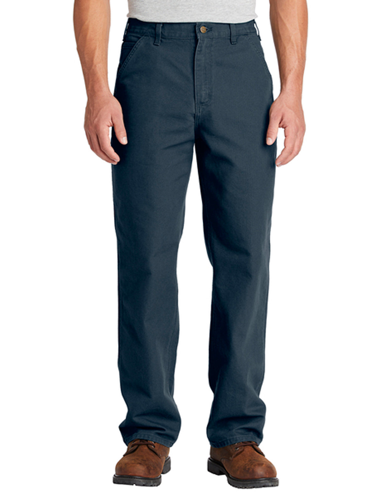 Men's 6-Pocket Washed-Duck Work Dungaree - CTB11 - Midnight