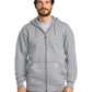 Men's Midweight Zippered Sweatshirt - CTK122 - Heather Grey