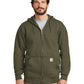 Men's Midweight Zippered Sweatshirt - CTK122 - Moss
