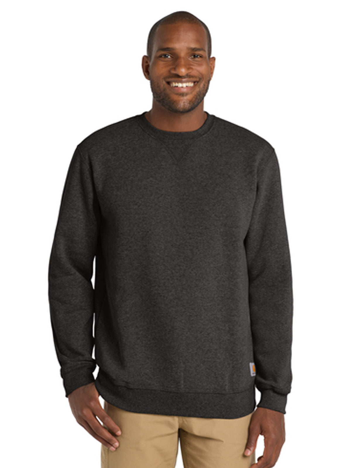 Men's Pocketless Crewneck Sweatshirt - CTK124 - Carbon Heather