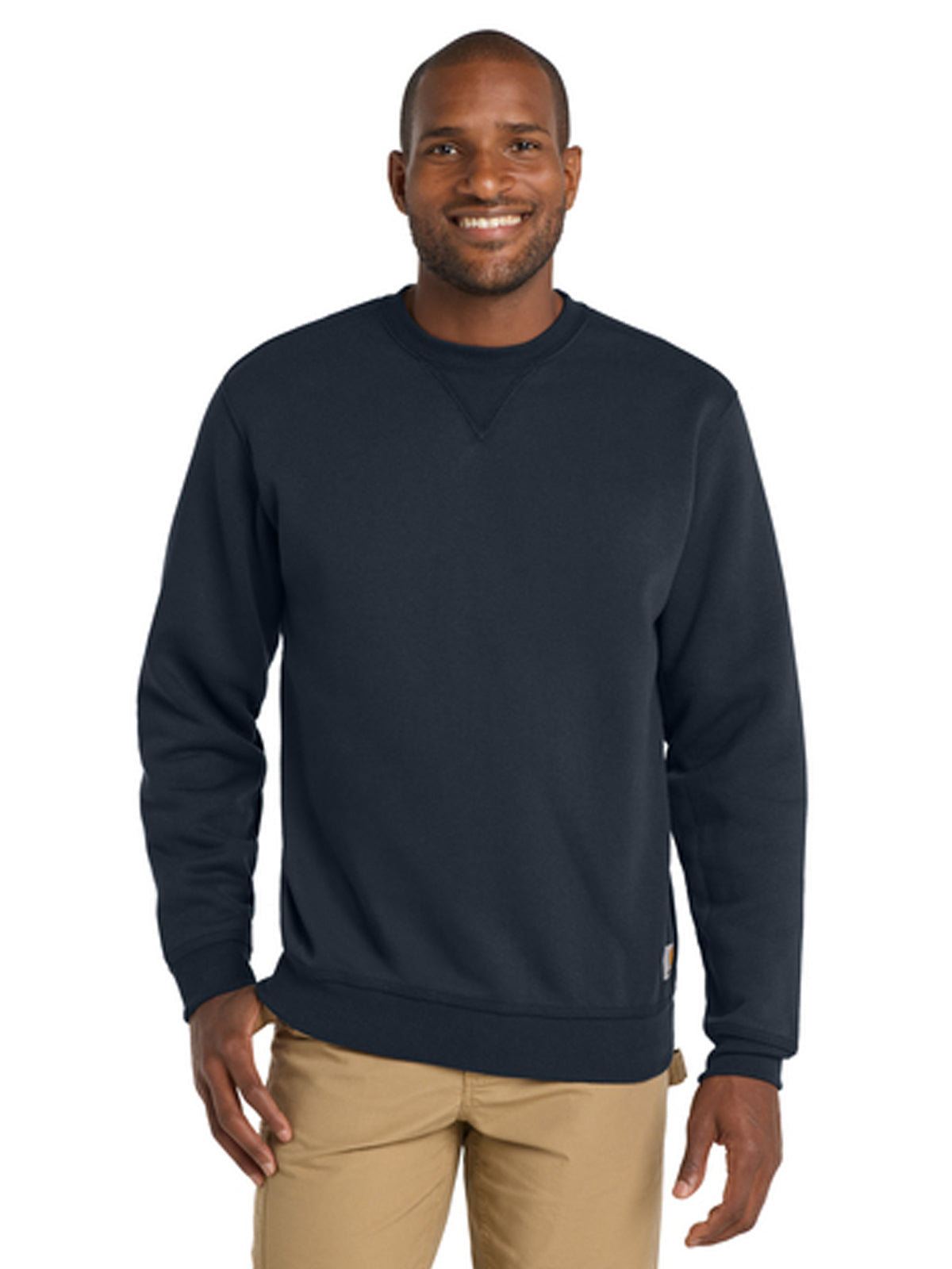 Men's Pocketless Crewneck Sweatshirt - CTK124 - New Navy