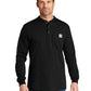 Men's 1-Pocket Long Sleeve Henley T-Shirt - CTK128 - Black