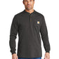 Men's 1-Pocket Long Sleeve Henley T-Shirt - CTK128 - Carbon Heather