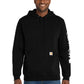 Men's 1-Pocket Midweight Hooded Sweatshirt - CTK288 - Black