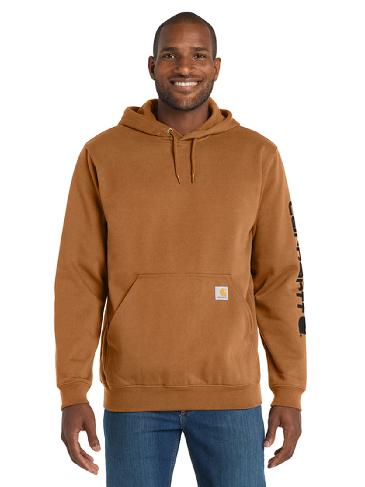 Men's 1-Pocket Midweight Hooded Sweatshirt - CTK288 - Carhartt Brown
