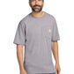 Men's 1-Pocket Short Sleeve T-Shirt - CTK87 - Heather Grey