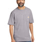 Men's 1-Pocket Short Sleeve T-Shirt - CTK87 - Heather Grey
