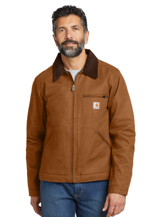 Duck Detroit Five-Pocket Men's Jacket - CTT103828 - Carhartt Brown