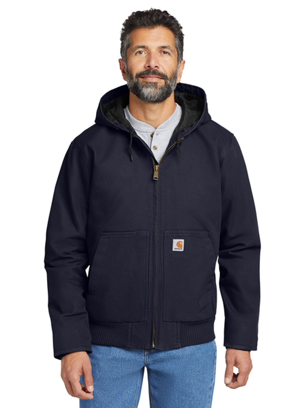 Men's 4-Pocket Tall Washed Duck Jacket - CTT104050 - Navy