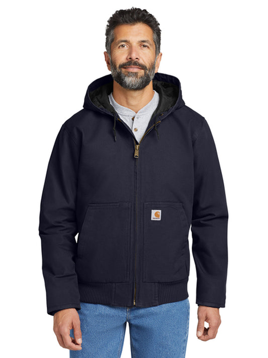 Men's 4-Pocket Tall Washed Duck Jacket - CTT104050 - Navy