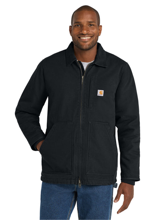 Men's 5-Pocket Tall Sherpa-Lined Coat - CTT104293 - Black