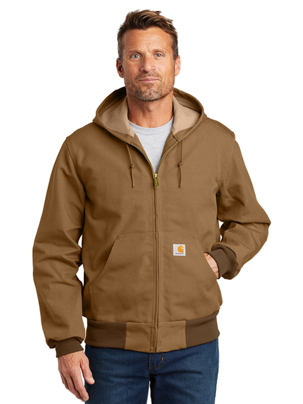 Men's 4-Pocket Tall Thermal-Lined Jacket - CTT106678 - Carhartt Brown