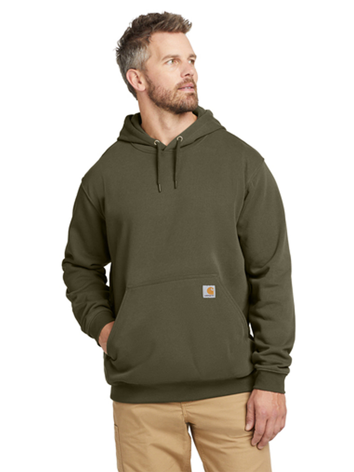 Men's 1-Pocket Tall Hooded Sweatshirt - CTTK121 - Moss