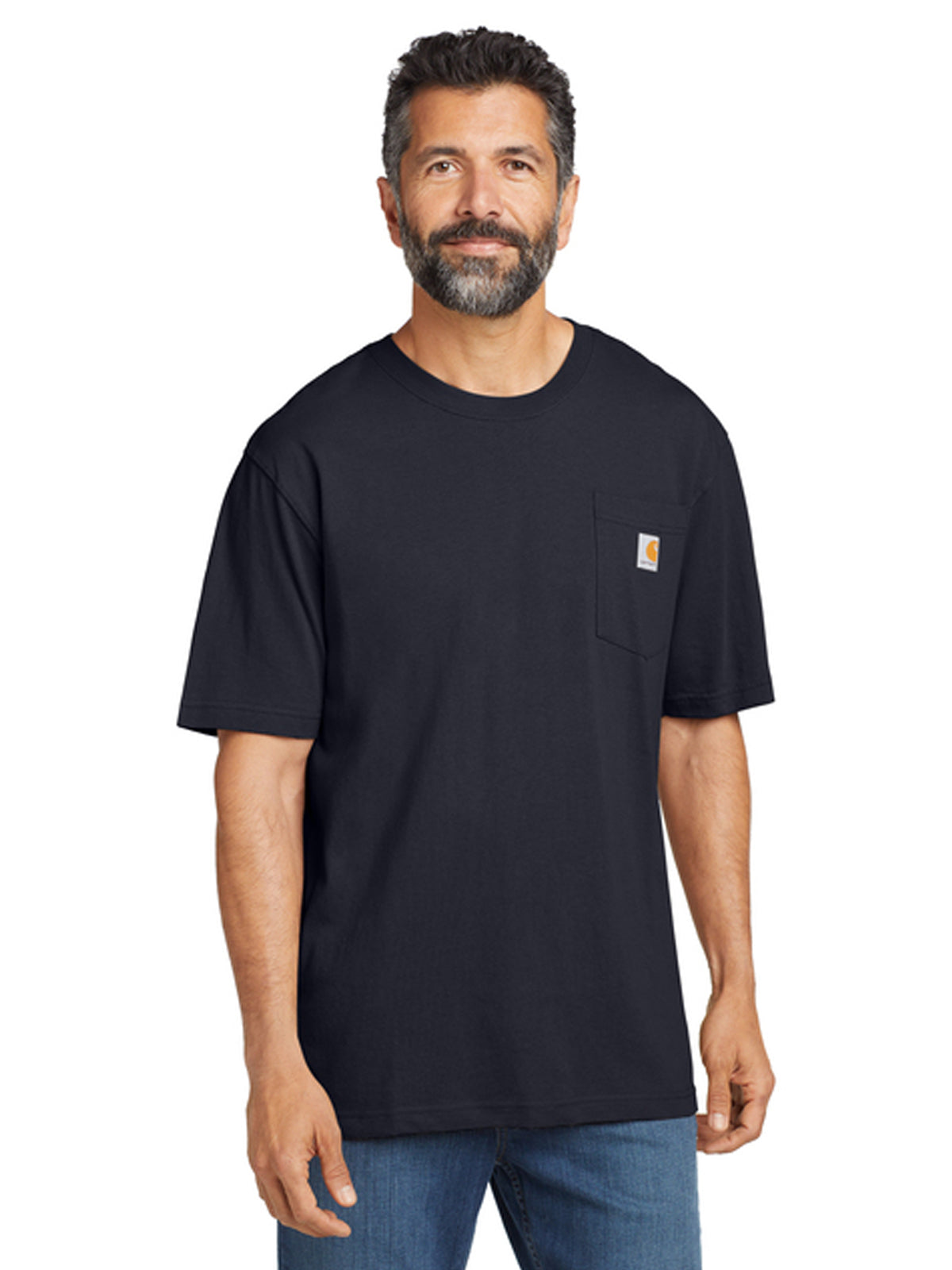 Men's 1-Pocket Tall Short Sleeve T-Shirt - CTTK87 - Navy