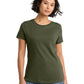 Women's Pocketless Short Sleeve T-Shirt - DM104L - Military Green