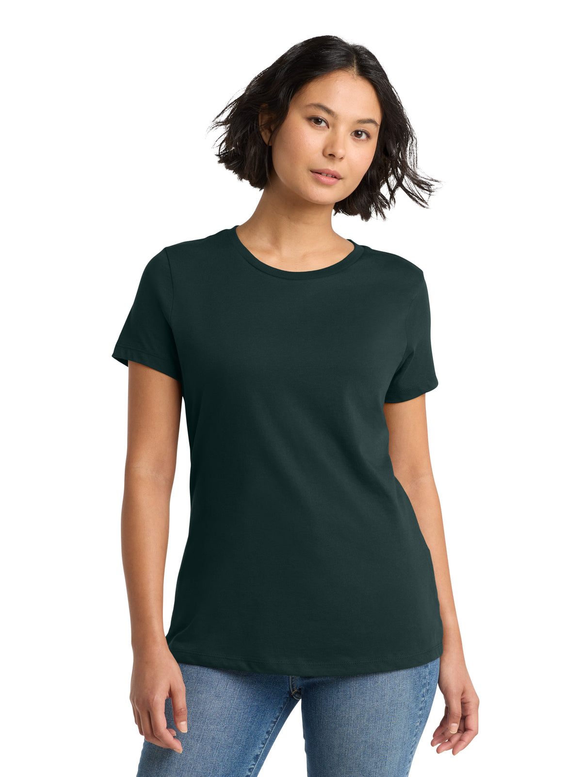 Women's Pocketless Short Sleeve T-Shirt - DM104L - Rainforest