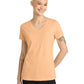 Women's Pocketless V-Neck T-Shirt - DM1170L - Apricot