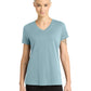 Women's Pocketless V-Neck T-Shirt - DM1170L - Blue Fog