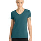 Women's Pocketless V-Neck T-Shirt - DM1170L - Caribbean Blue Heather