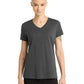 Women's Pocketless V-Neck T-Shirt - DM1170L - Charcoal
