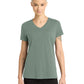 Women's Pocketless V-Neck T-Shirt - DM1170L - Laurel Green
