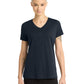Women's Pocketless V-Neck T-Shirt - DM1170L - New Navy