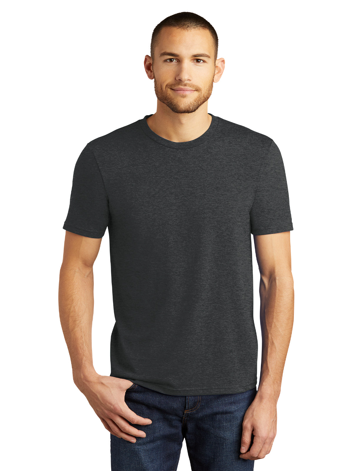 Men's District Perfect Tri Tee - DM130 - Black Frost