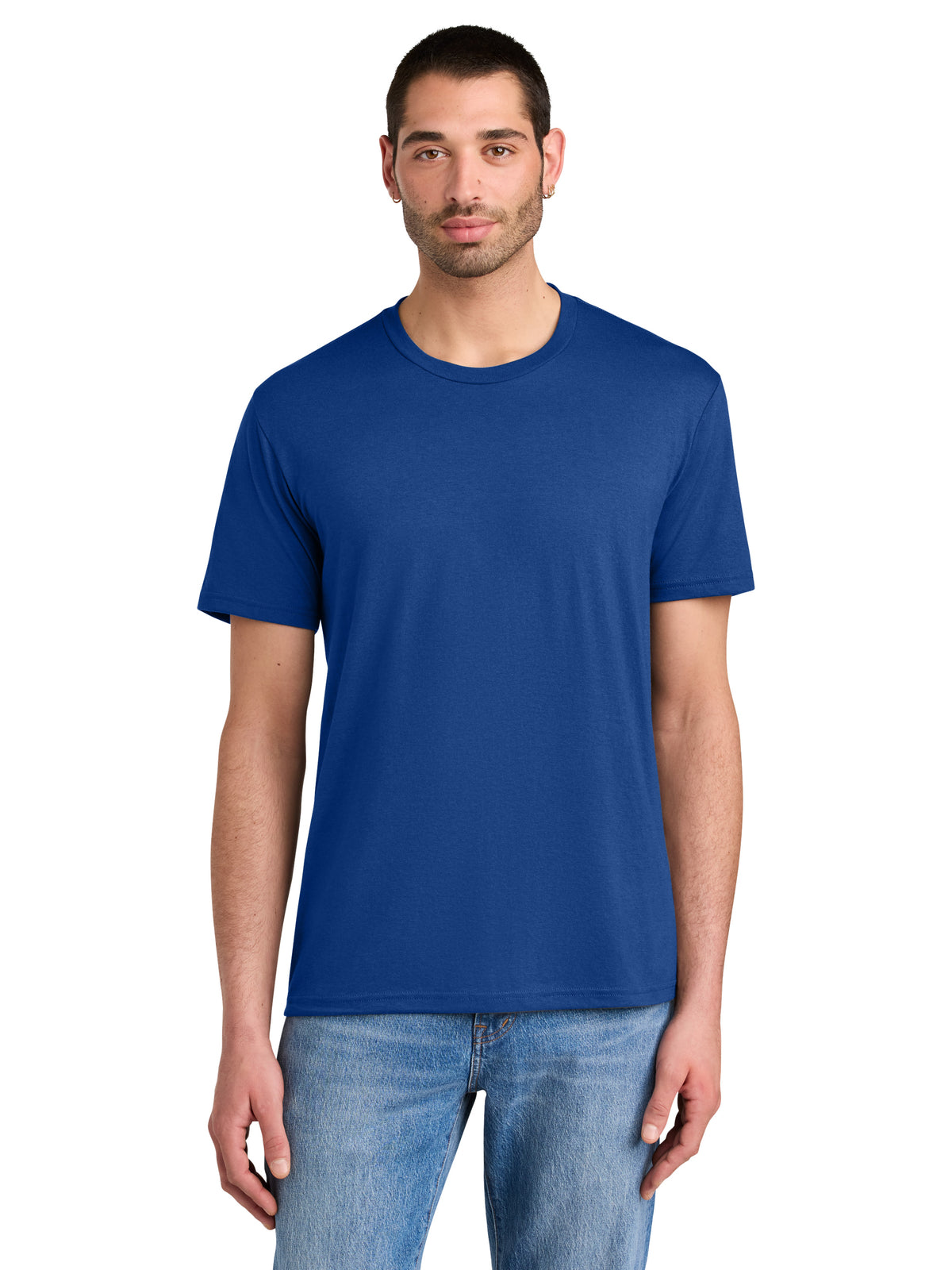 Men's District Perfect Tri Tee - DM130 - Deep Royal