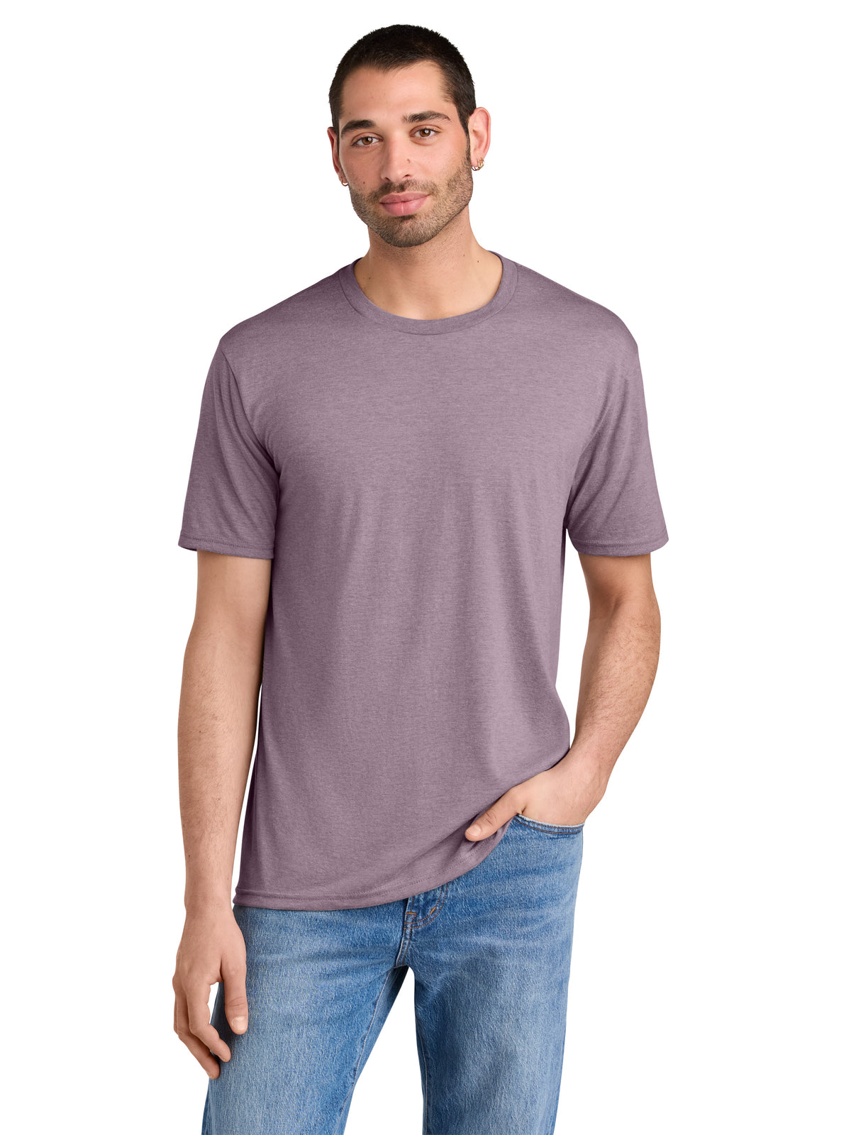 Men's District Perfect Tri Tee - DM130 - Heathered Lavender