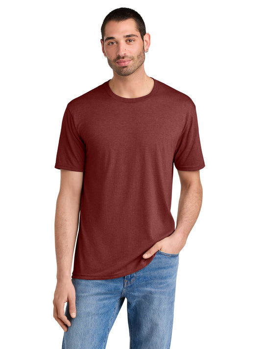 Men's District Perfect Tri Tee - DM130 - Heathered Russet