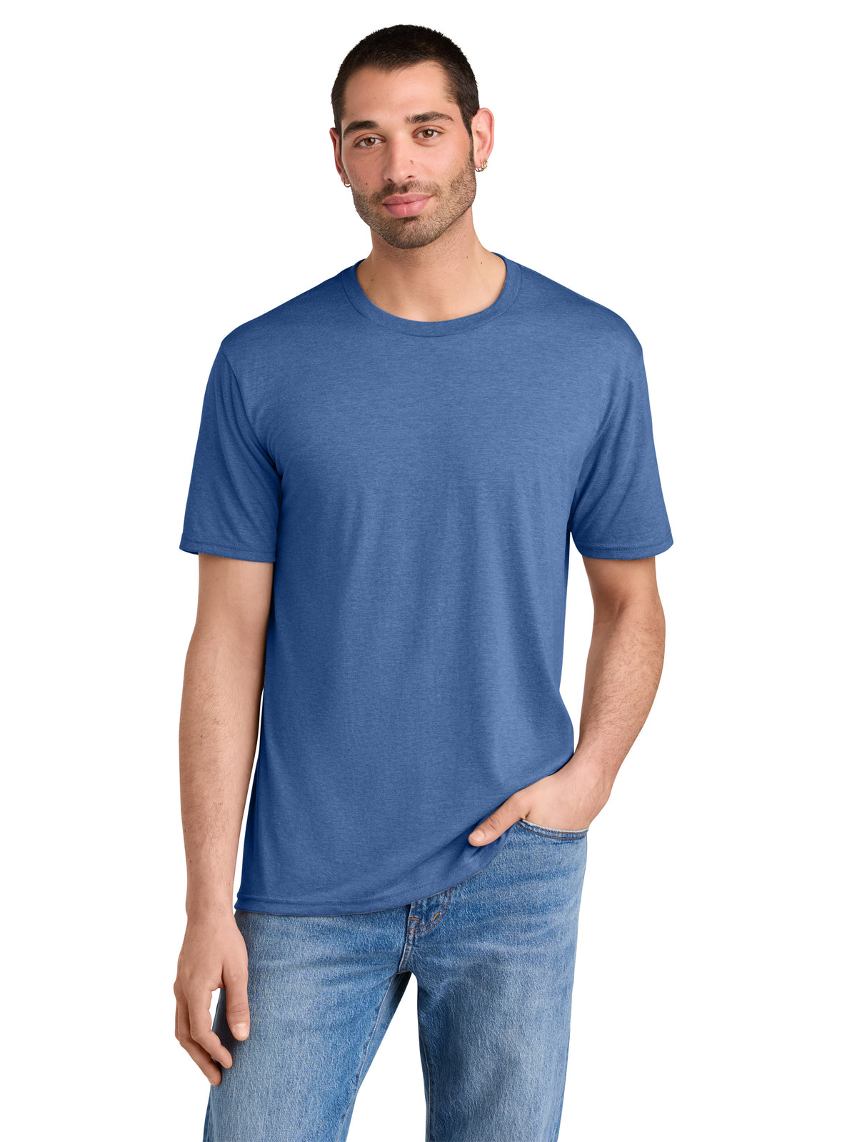 Men's District Perfect Tri Tee - DM130 - Maritime Frost