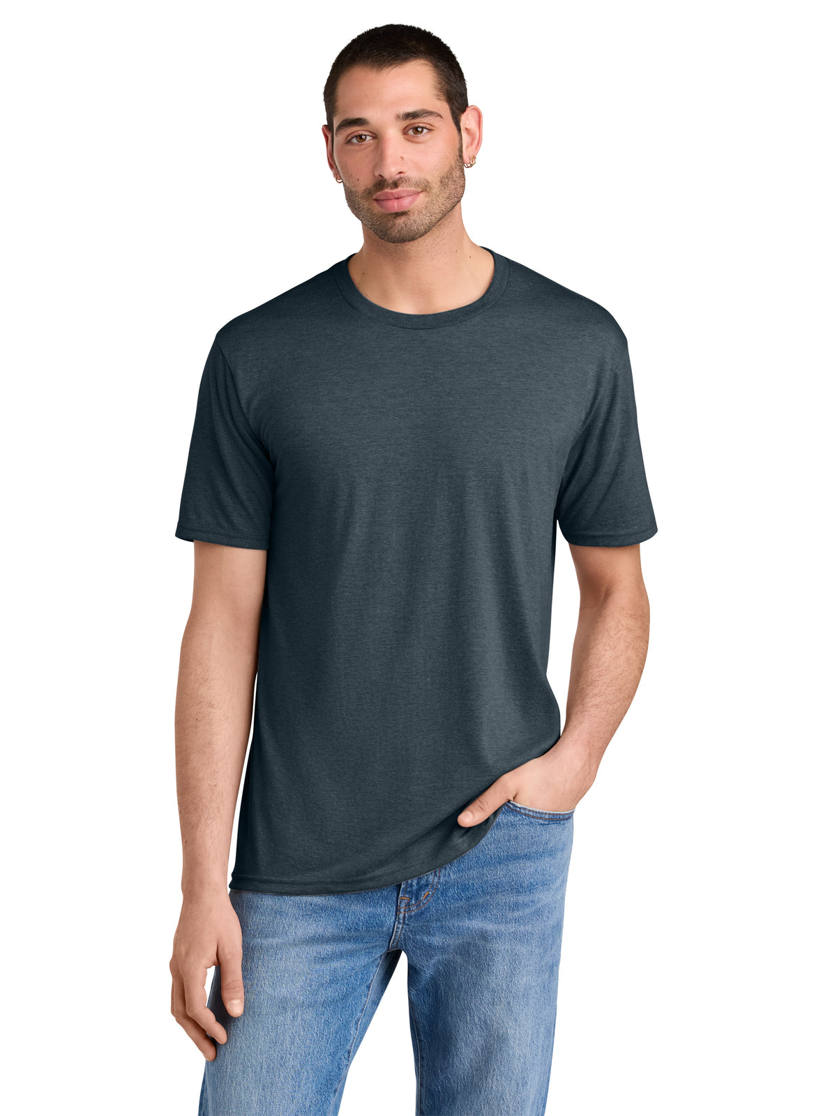 Men's District Perfect Tri Tee - DM130 - Navy Frost