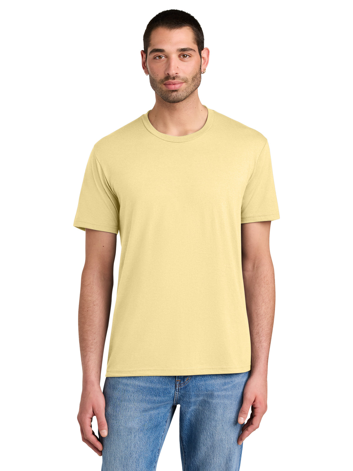 Men's District Perfect Tri Tee - DM130 - Soft Yellow