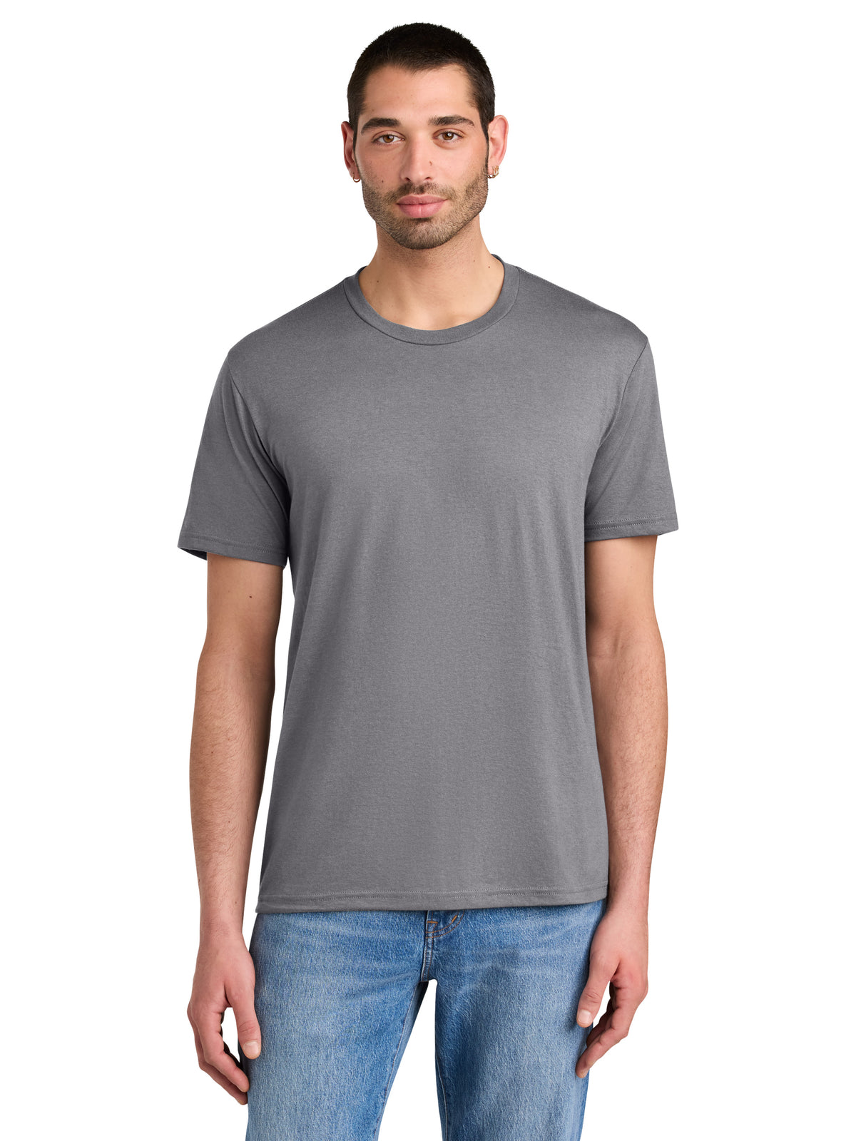 Men's District Perfect Tri Tee - DM130 - Storm Cloud