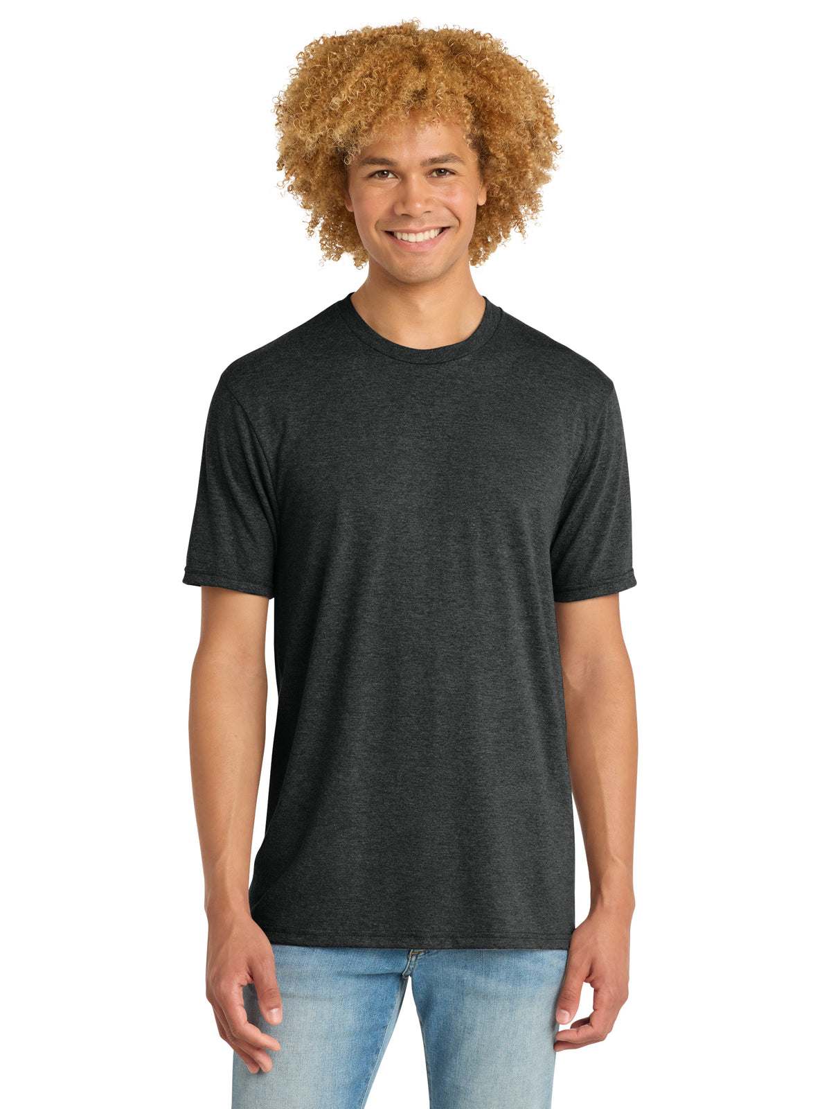 Men's District Perfect Tri DTG T-Shirt - DM130DTG - Black Frost