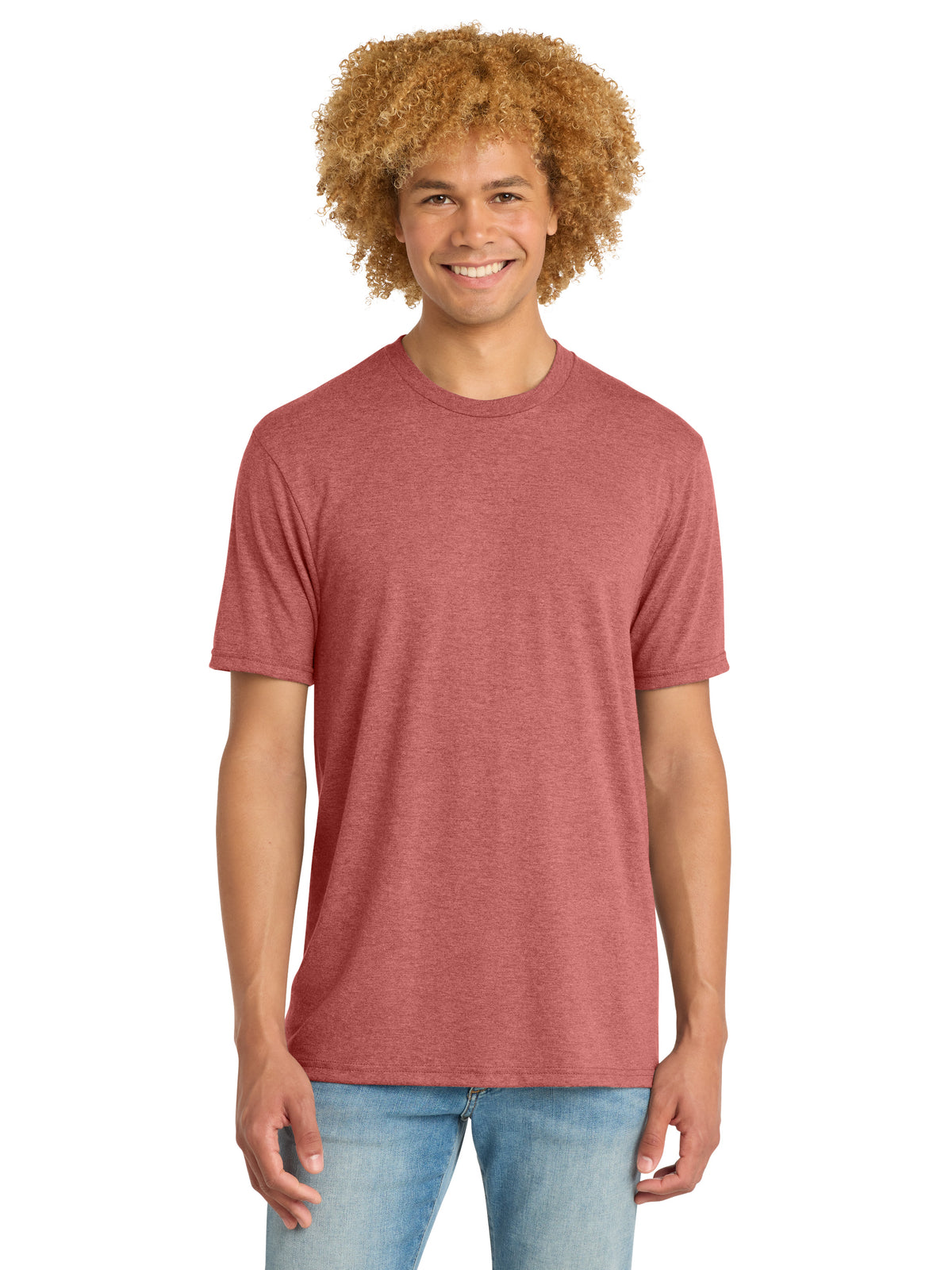Men's District Perfect Tri DTG T-Shirt - DM130DTG - Blush Frost