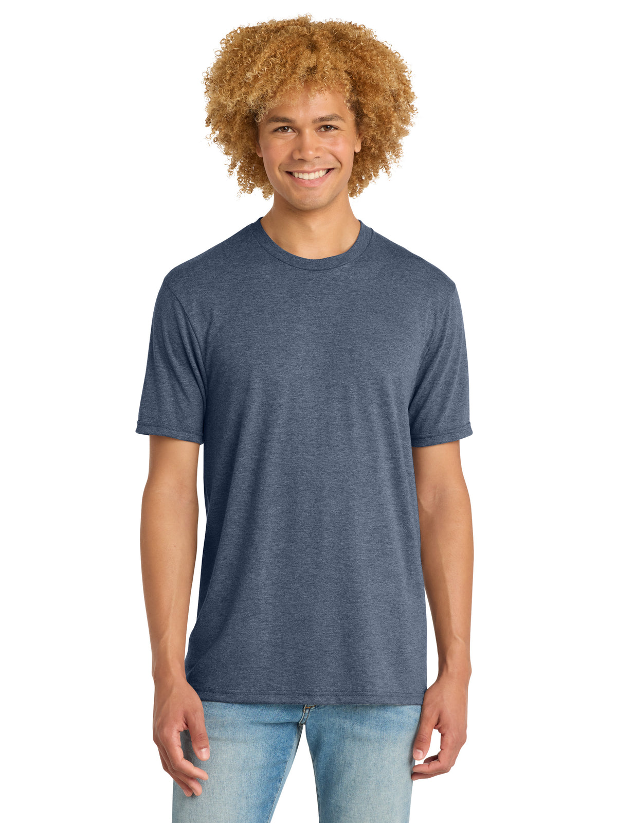 Men's District Perfect Tri DTG T-Shirt - DM130DTG - Navy Frost